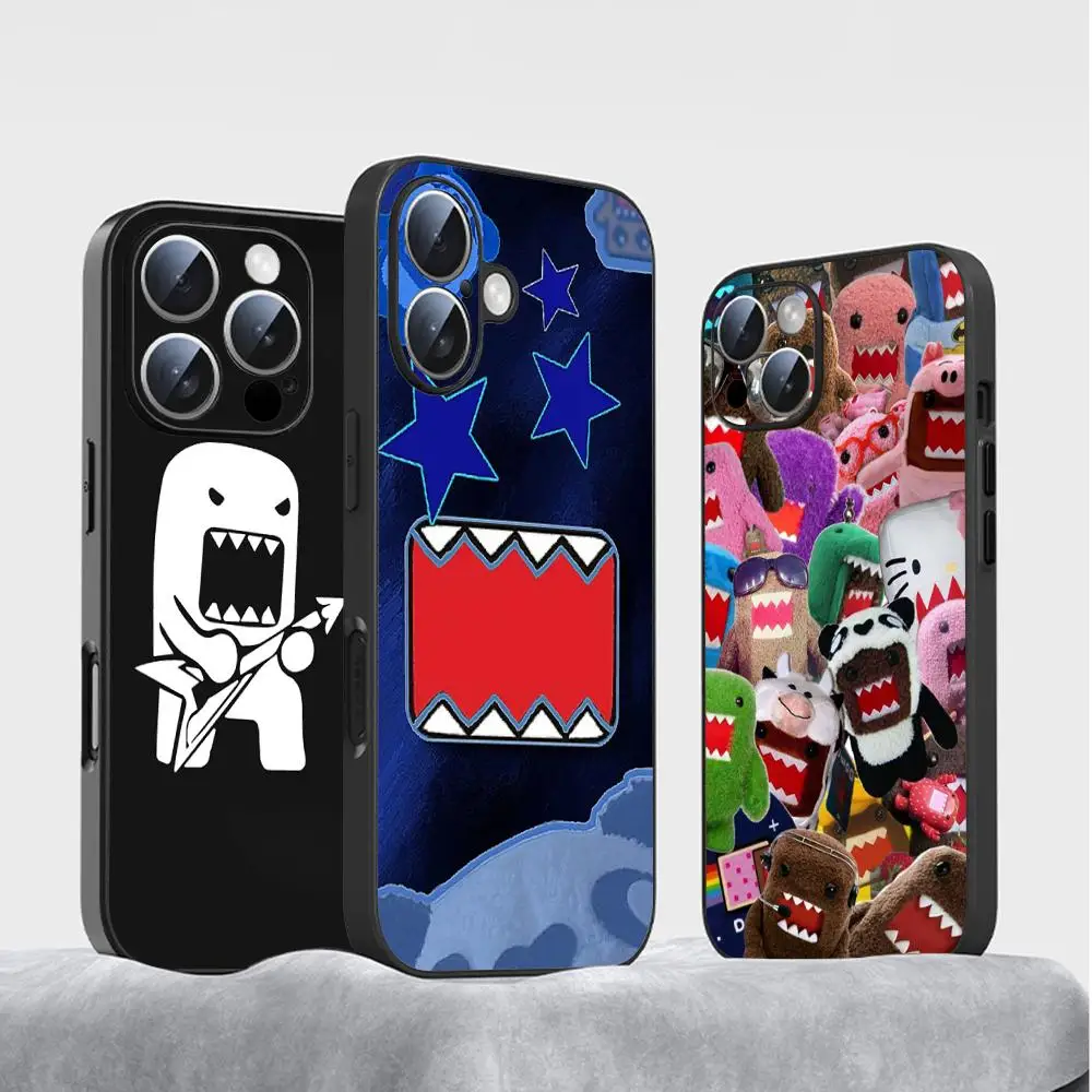 

Domo kun cute cartoon design ins Phone Case For iPhone 16 15 14 13 12 11 Plus Mini Pro Max Limited Soft black Shockproof Cover