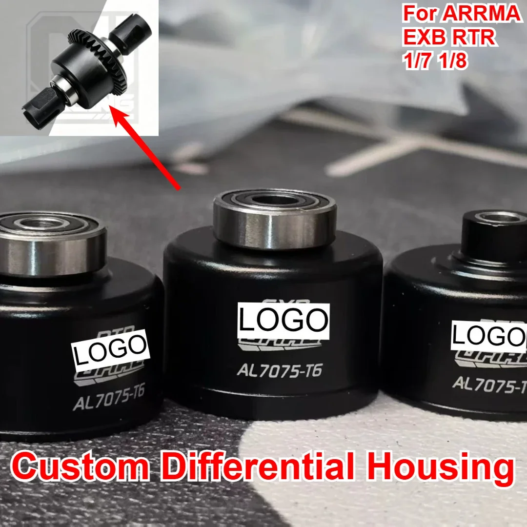 1/7 1/8 RC Vehicle Upgrade Differential Housing For ARRMA EXB RTR Custom Model Number Decorative Styling Decor Upgrade Parts