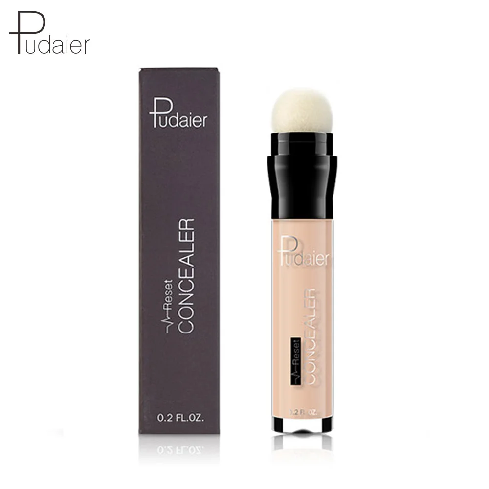 Pudaier Mushroom Liquid Concealer Face Makeup Dark Circles Corrcetor Blue Cream Make up Cosmetics Smooth Foundation Soft Pen 1Pc