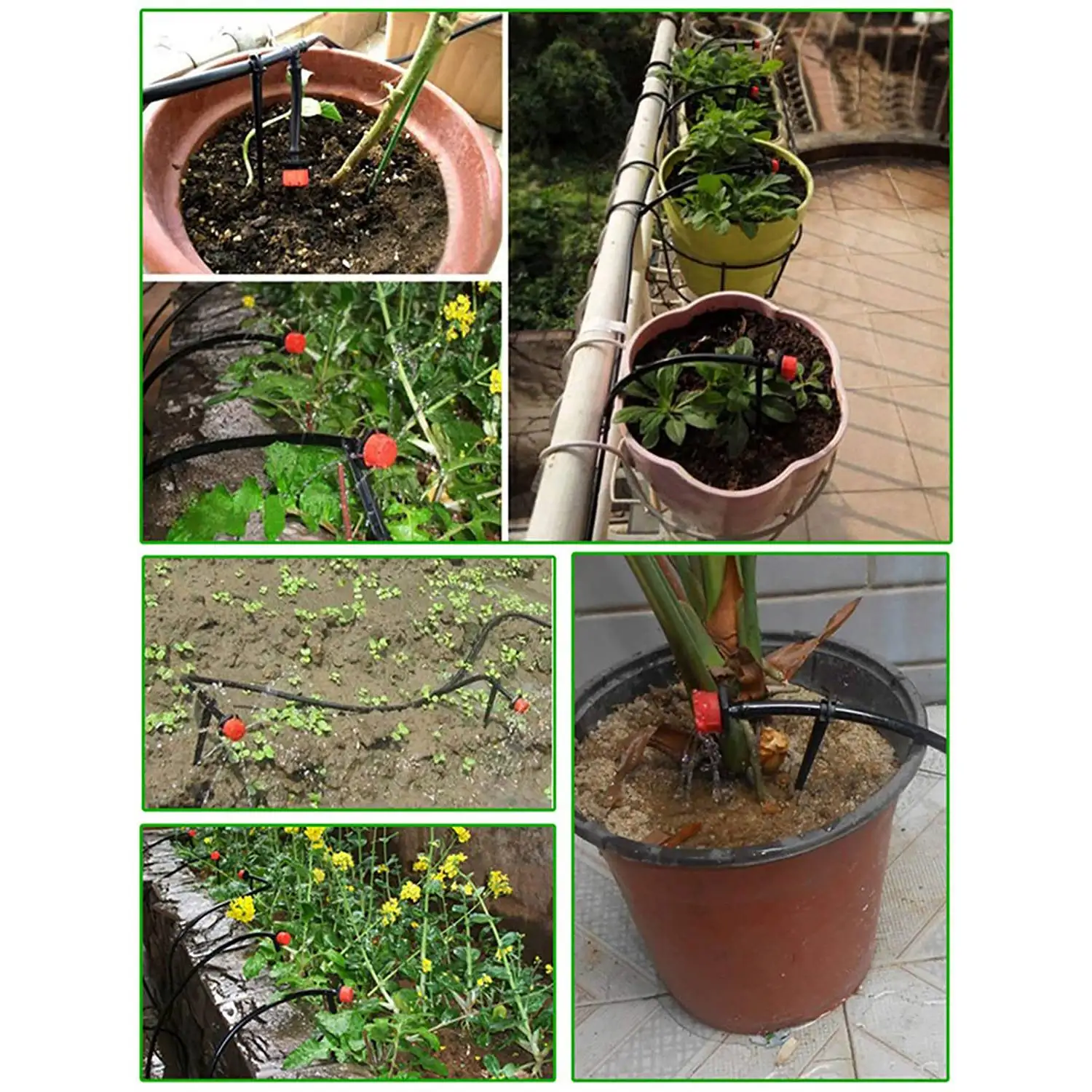 NEW HOT In Stock-200Pcs Irrigation Drip Support Stakes For 1/4-Inch Tubing Hose Flower Beds, Vegetable Gardens, Herbs Gardens