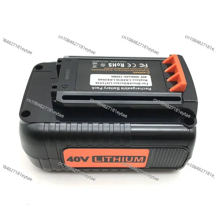 For Black & Decker 40V lithium battery black decker LBXR36 LBX2040 tool battery replacement