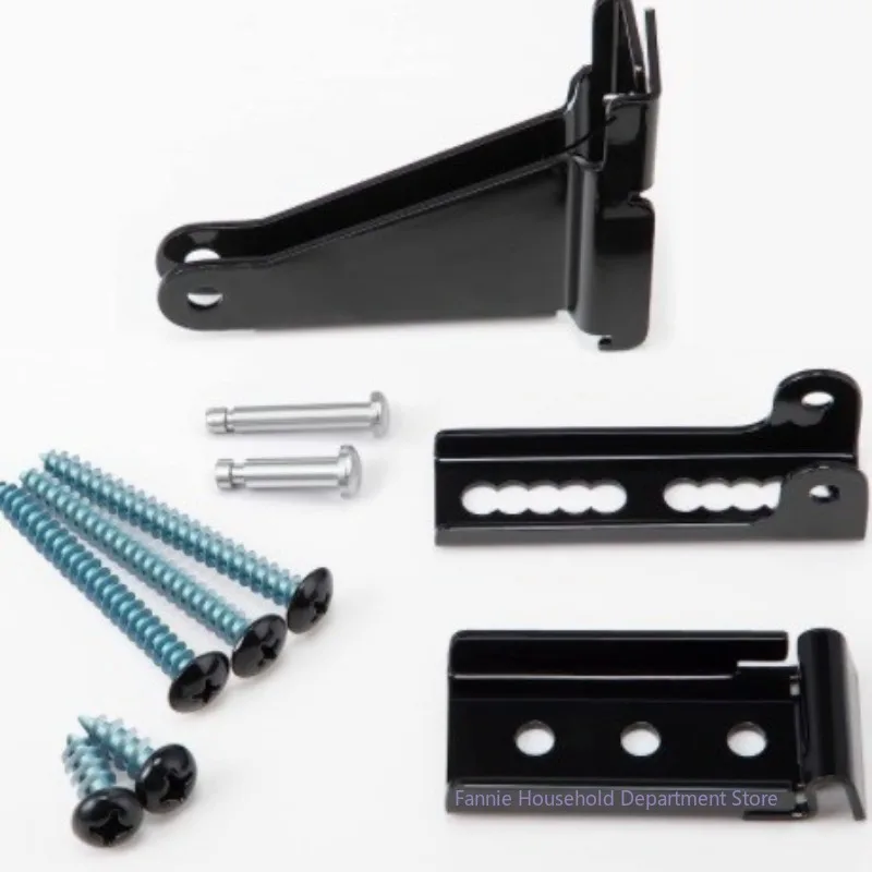 White Black Door Closer Bracket, Repair Jamb Bracket Compatible For Andersen, Durable Screen Door Closer Replacement Parts Kits