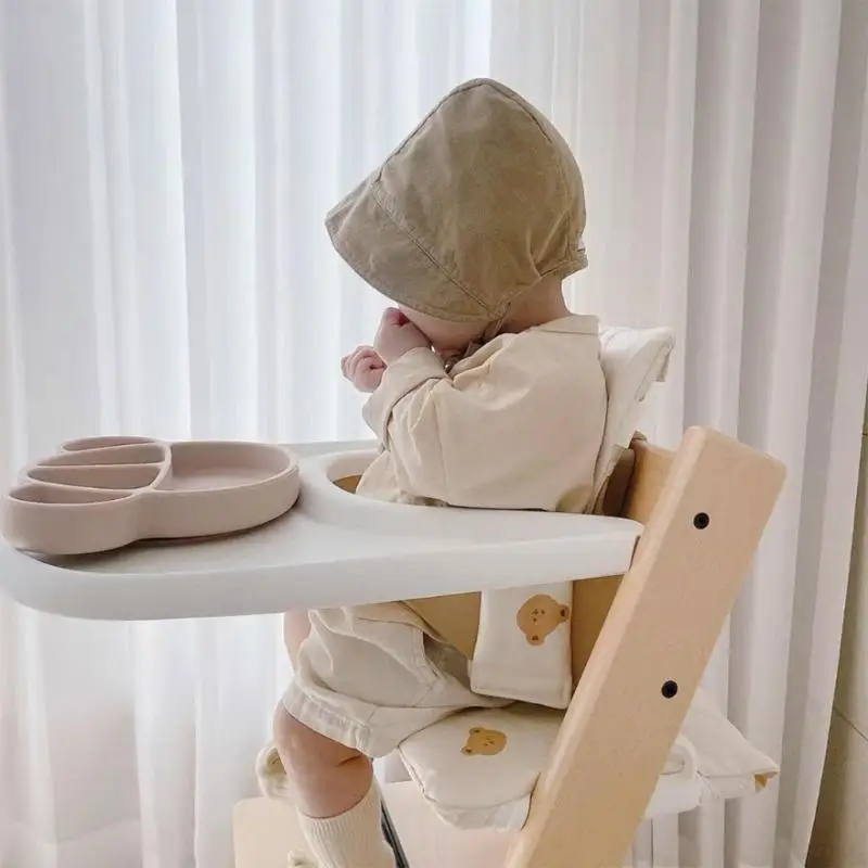 Dining Anti Dirty Seat Cushion Portable Baby Dining Chair Cushion Non Slip Cushion Pad Cute Animal Pattern Comfortable and Soft