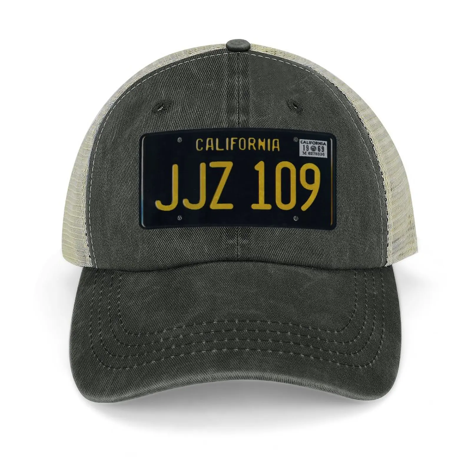 

Bullitt Movie Mustang License Plate Cowboy Hat Bobble Hat fishing hat Sun Cap For Man Women's