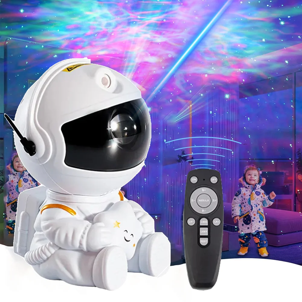 

Star Galaxy Projector LED Night Light Starry Sky Astronaut Porjectors Lamp For Home Decoration Bedroom Room Decor Children Gifts