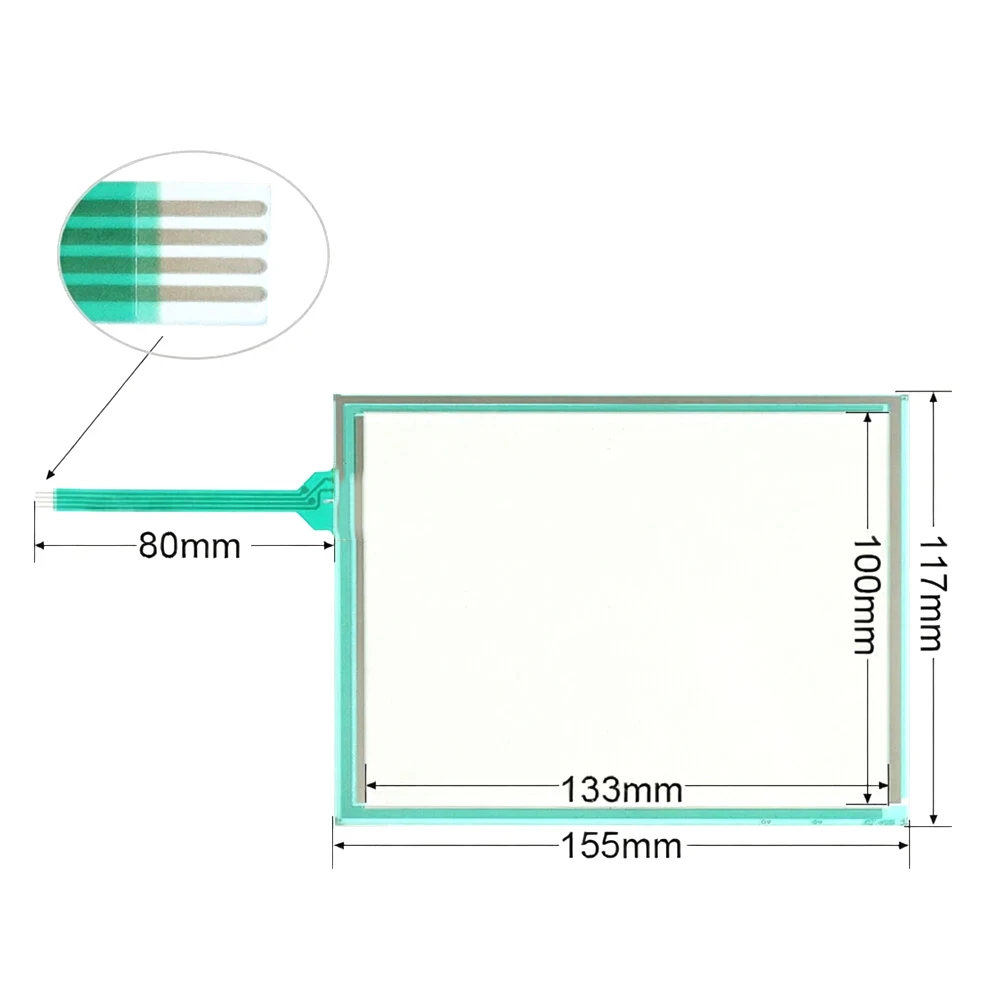 For NX100 JZRCR-NPP01B-1 Touch Screen Panel