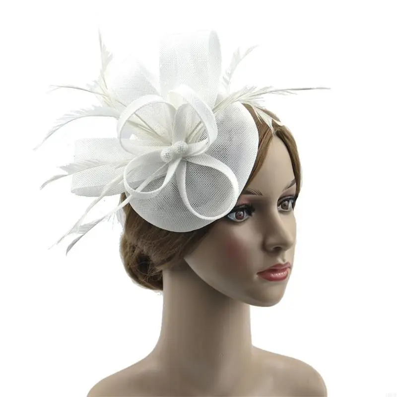Elegant Fascinator Fashion Headpieces Themed Party Head Accessory For Women Attending Weddings Or Social Event
