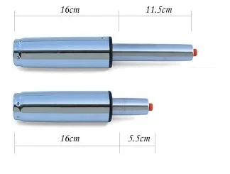 The 4th Generation Chair Gas Lift Cylinder Replacement Pneumatic Shock Lifting Stroke Office Chair Parts Black Silver