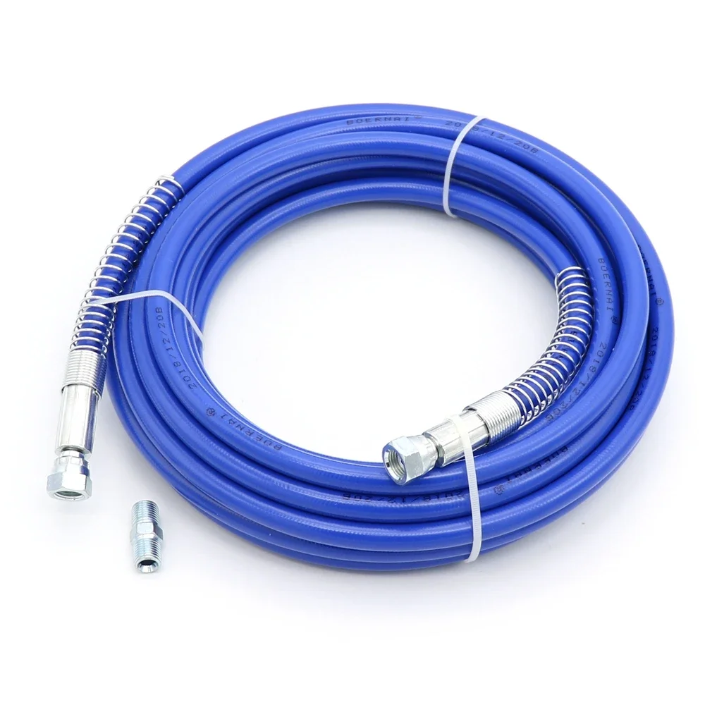 15M 1/4" High-pressure Tube Airless Paint Spray Hose Pipe For Airless Sprayer Free Shipping