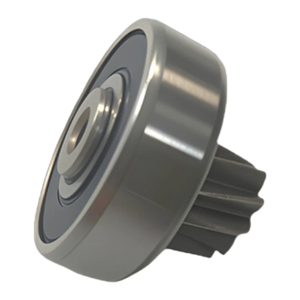 Plastic Reciprocating Saw Gear 8 Tooth Bevel Type for Lithium Powered Tools Diameter 22mm Thickness 8mm Silver Color