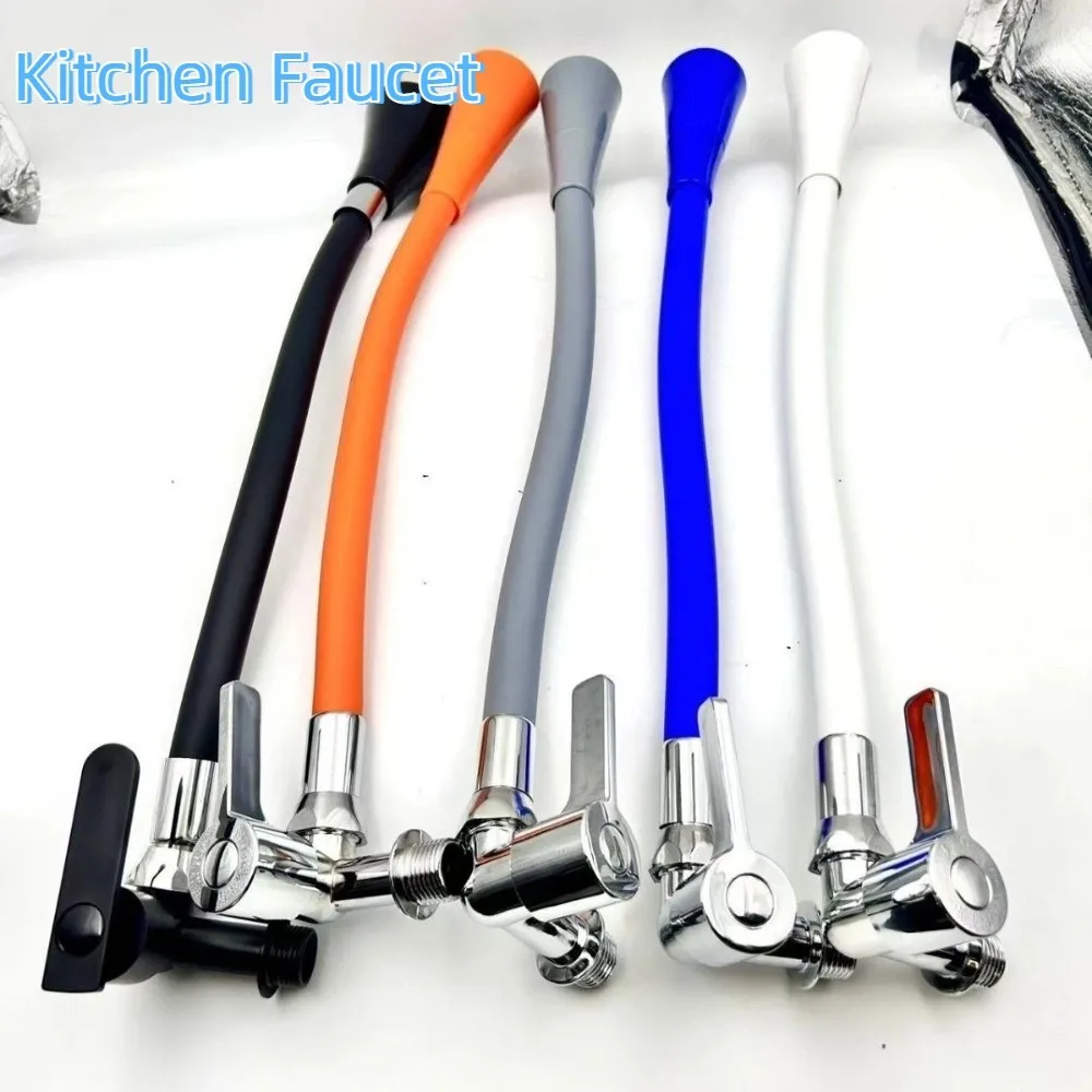 

Durable Zinc Alloy Kitchen Faucet Water Saving Universal Rotatable Spout Faucet 2 Modes Water Tap Nozzle Kitchen