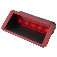 Auto Brake Light LED 5-LED DC 12V Fog Lamp Rear Red Stop Light Tail Warning Useful Accessories Durable Helpful