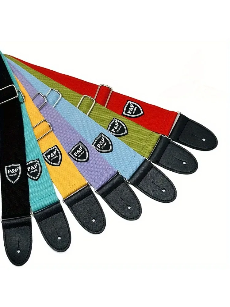 Sangle de guitare aux couleurs vives – Douce rembourrée, réglable, ajustement rapide, durable, confortable, design ergonomique, améliorant les performances