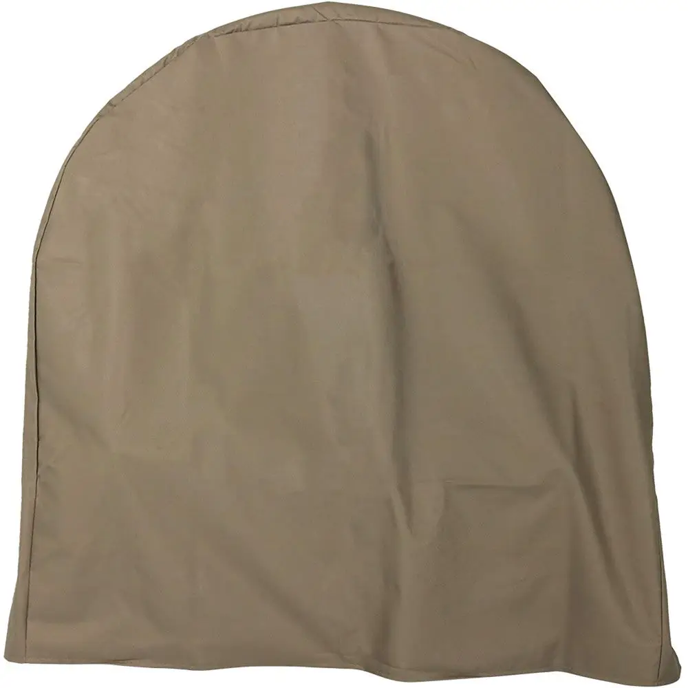 

Firewood Log Hoop Cover HeavyDuty Outdoor WeatherResistant Polyester with PVC Backing 40Inch Khaki