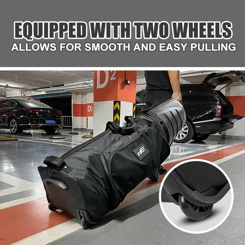 PLAYEAGLE New Hard Top and Bottom Shockproof Golf Travel Cover Bag 1 Pcs Protable Folding Golf Aviation Bag Air Bag With Wheels