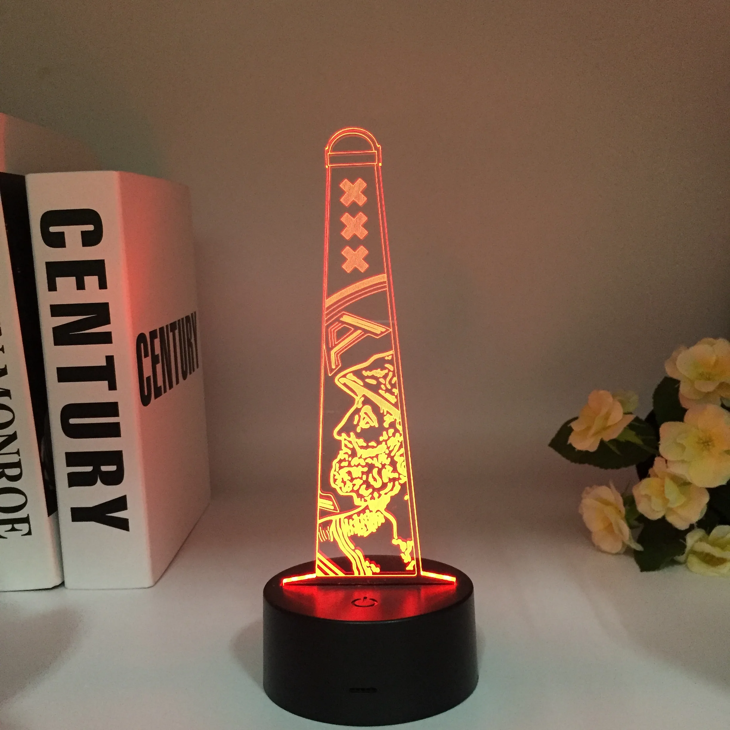 Antico egitto Anubis Arylic 3D lampada LED Night Light Illusion 7 colori cambiati regalo giocattolo di natale USB Light Friends Gift Home Decor