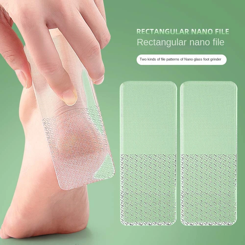 Arquivo Nano Glass Pé para Calos e Pele Morta Removedor, Glass Pedicure Tool, Foot Care Tools, Horny Rasp