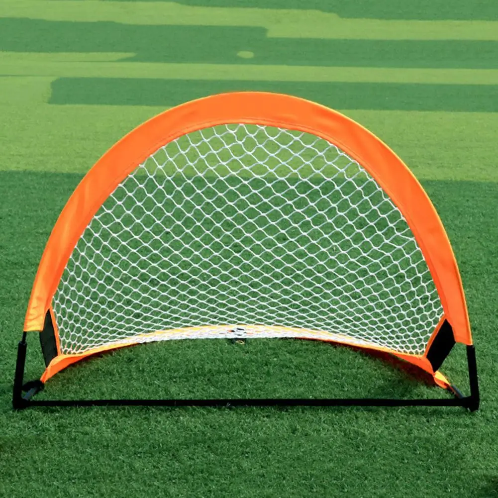 

Portable Soccer Goal Foldable Soccer Goal Net for Free Kick Practice Target Training Durable Outdoor Football Shot Mesh for Kids