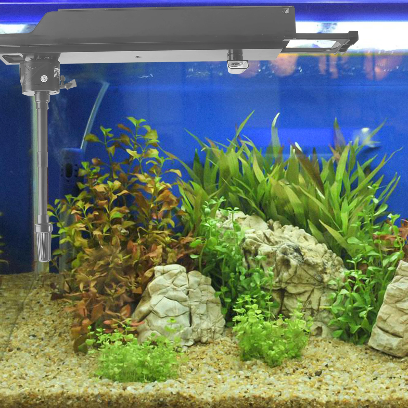 

3 in 1 Submersible Pump Aquarium Filter Adjustable External Oxygen Pump Waterfall Filtration for 53-80cm Open Fish Tank Silent