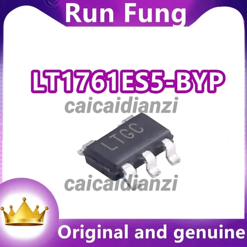

5 шт./лот, новый оригинальный LT1761ES5-BYP # Линейный регулятор напряжения TRPBF LT1761ES5-BYP, положительный, регулируемый, 1 выход, 100 мА, SOT-23-5