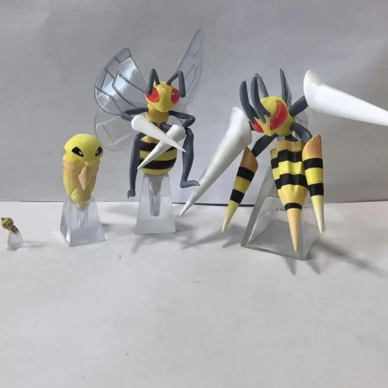 متوفر في المخزون الساخن 1/20 أنيمي نسبة العالم المحدودة Beedrill Metapod نادر محدود نموذج لعب للبنين والبنات هدية #2