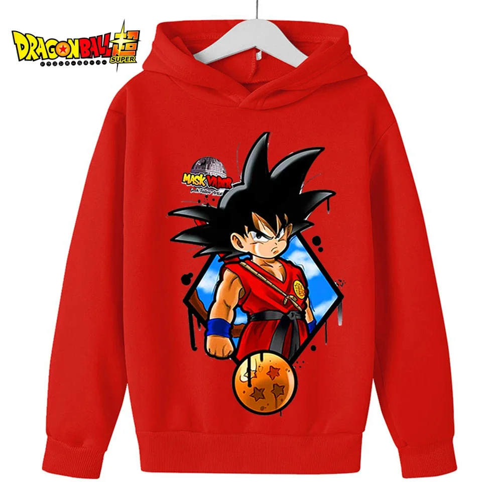 

Boys Japan Anime Dragon-ball Z Goku Cartoon Anime Hoodies Kids Clothes Teenage Tops Children Goku Hip Hop Sweatshirts