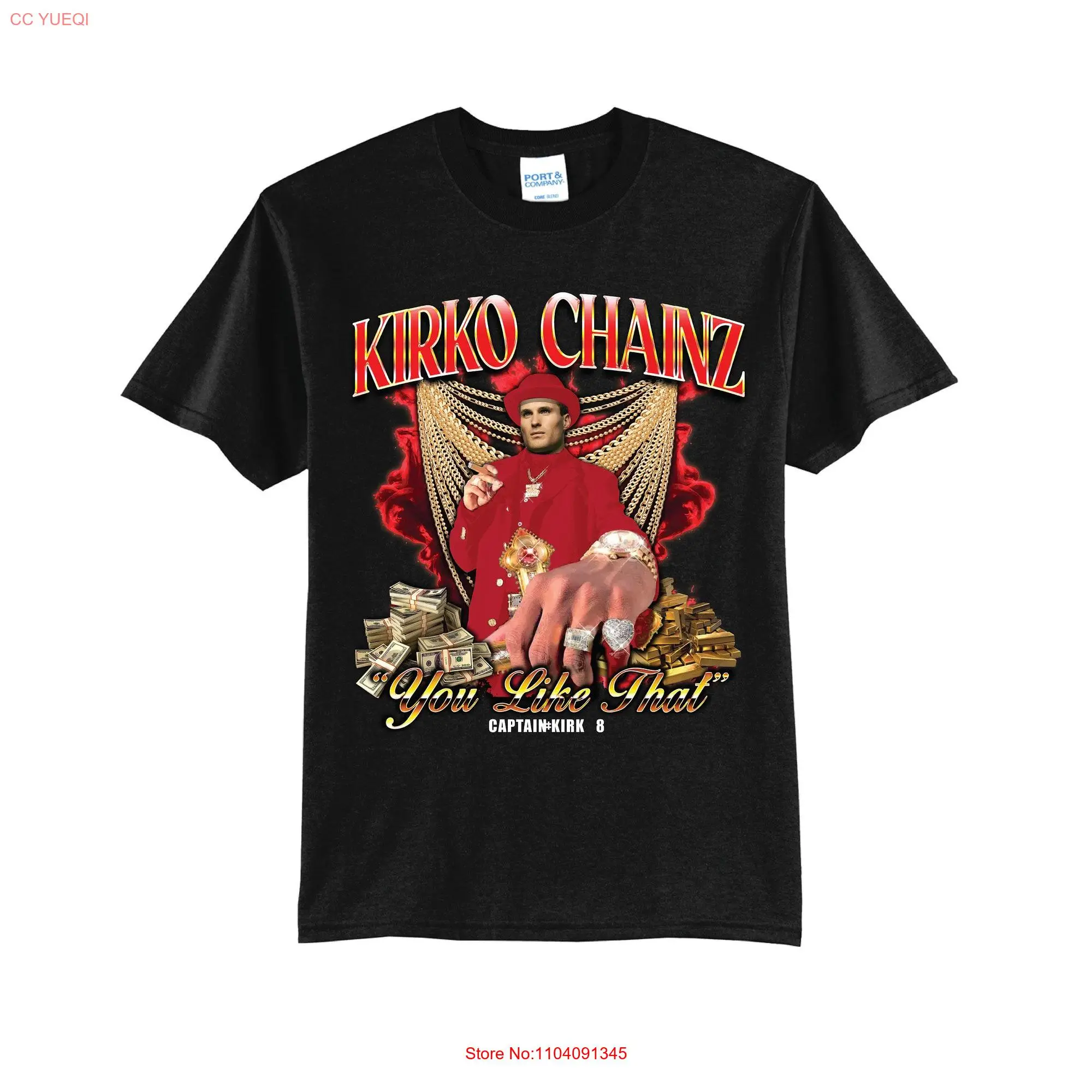 Kirko Chainz Rapper T Shirt long or short sleeves