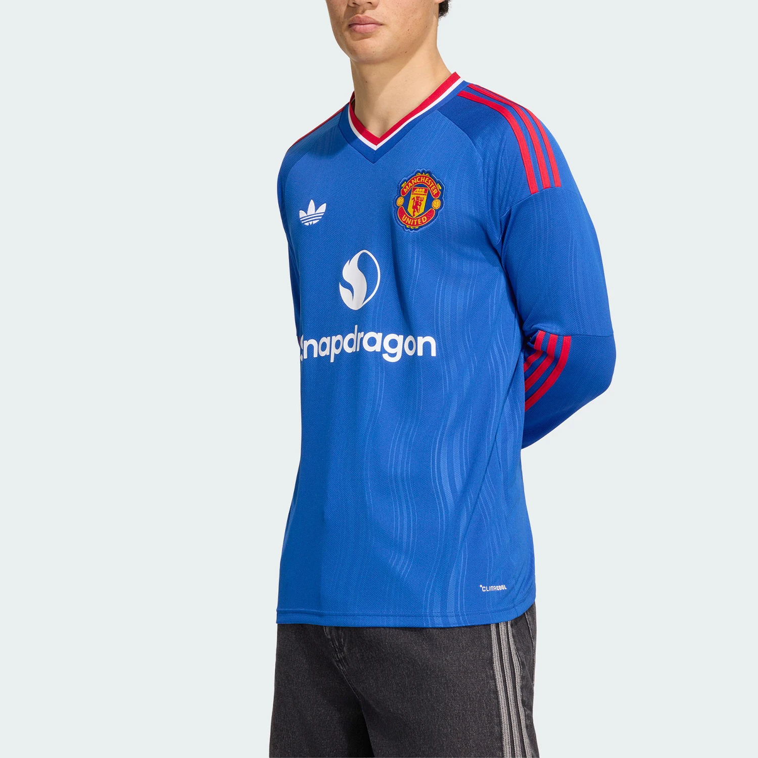 Adidas genuine clover men's classic fashion sports long sleeved T-shirt KB5555