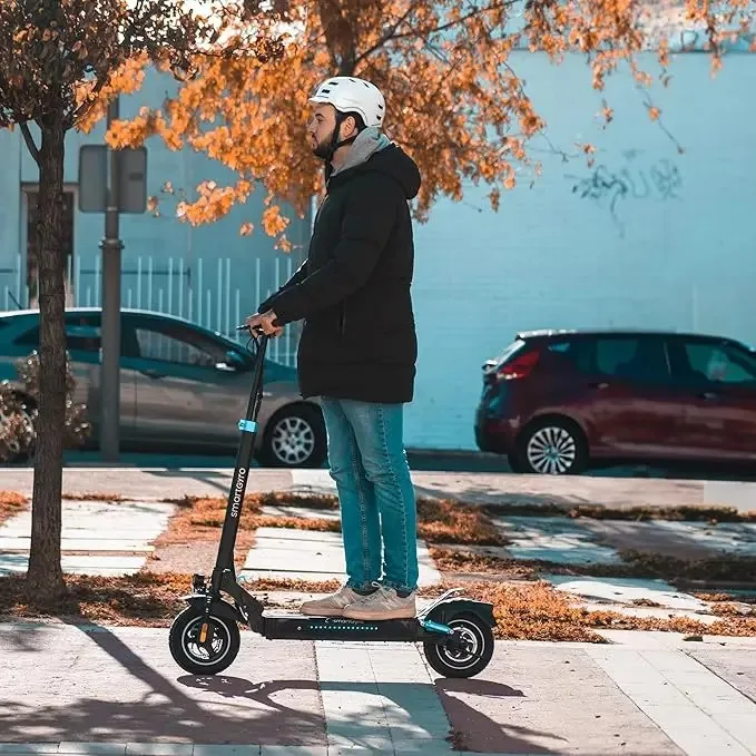 Patinete eléctrico con batería 13Ah de 800/1200W, autonomía de 50Km, ruedas de doble agarre de 10 pulgadas, suspensiones, Triple