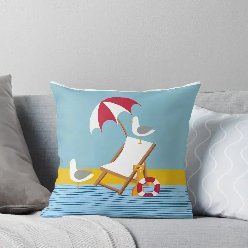 

Seagulls everywhere! Throw Pillow Pillowcases Ornamental Pillow Sitting Cushion Couch Cushions pillow