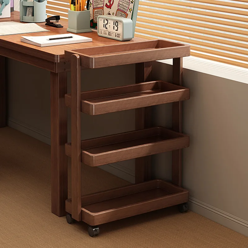 

Mobile bookshelf shelf Floor integrated shelf Multi-layer shelf Storage rack Household small storage shelf
