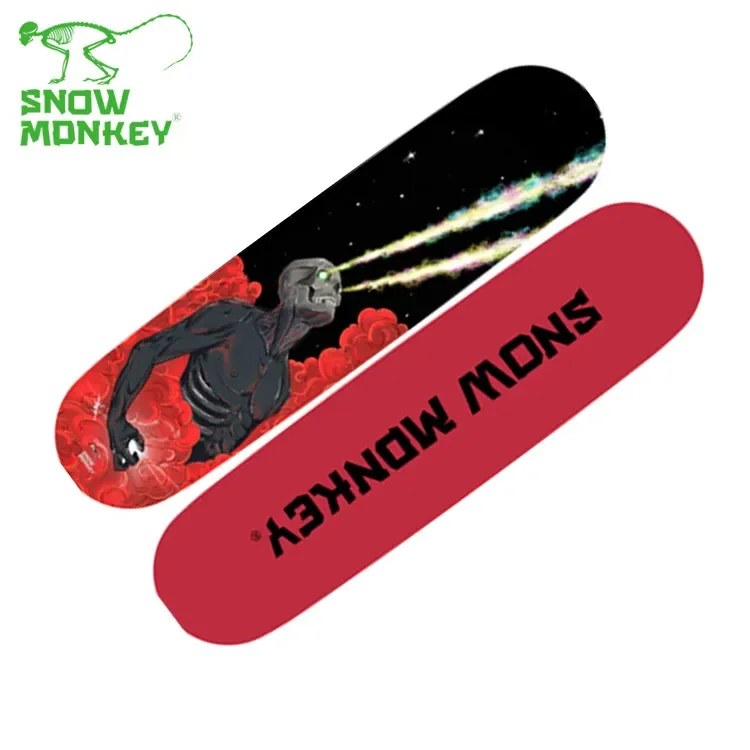 Proper Price The Fine Quality Snow Sport Utensils Multi Color Mixed Wood Trampoline Custom Snowboards