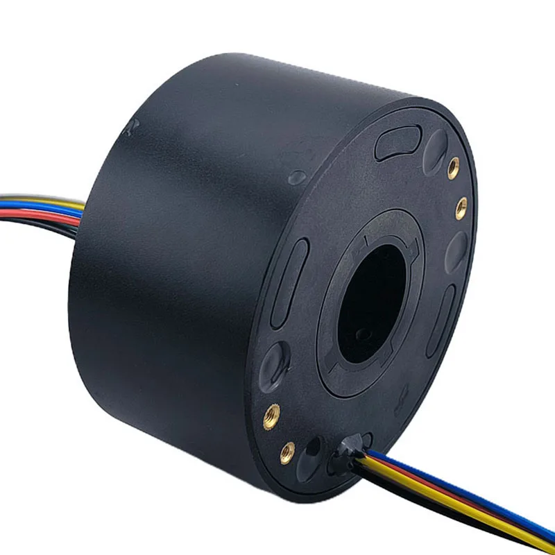 Applies To6-way Conductive Ring 360 Degree Rotating Collector Ring Through Hole Circuit Slip Ring