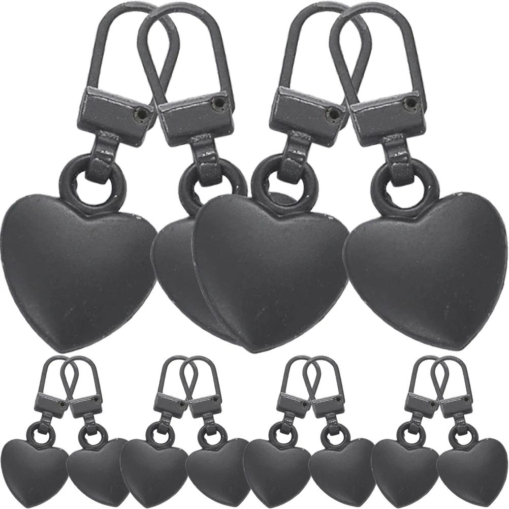 

12pcs Zipper Pull Replacement Durable Alloy Detachable Heads For Jackets Luggage Bags Clothing Repair Kit Accessories