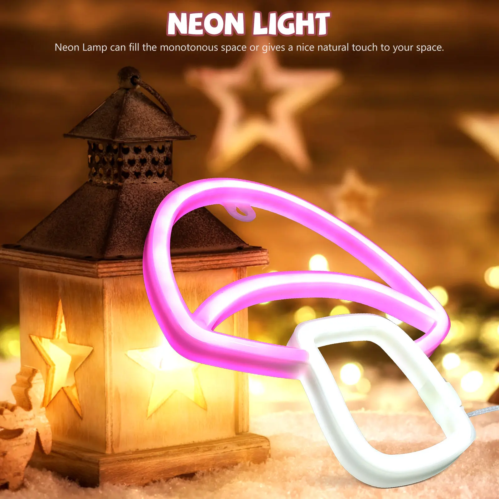 Mushroom LED Neon Sign Night Light – USB Powered Wall Decor for Bedroom, Living Room, Bar