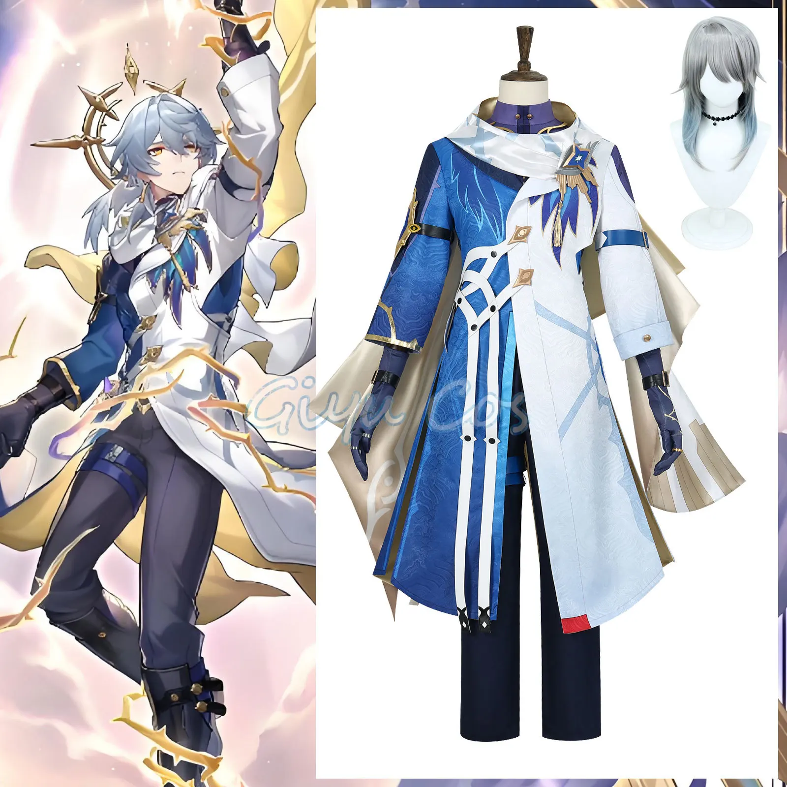 

Honkai Star Rail Order Sunday Cosplay Costume Adult Carnival Anime Halloween Party Costumes Masquerade Women Game Uniform