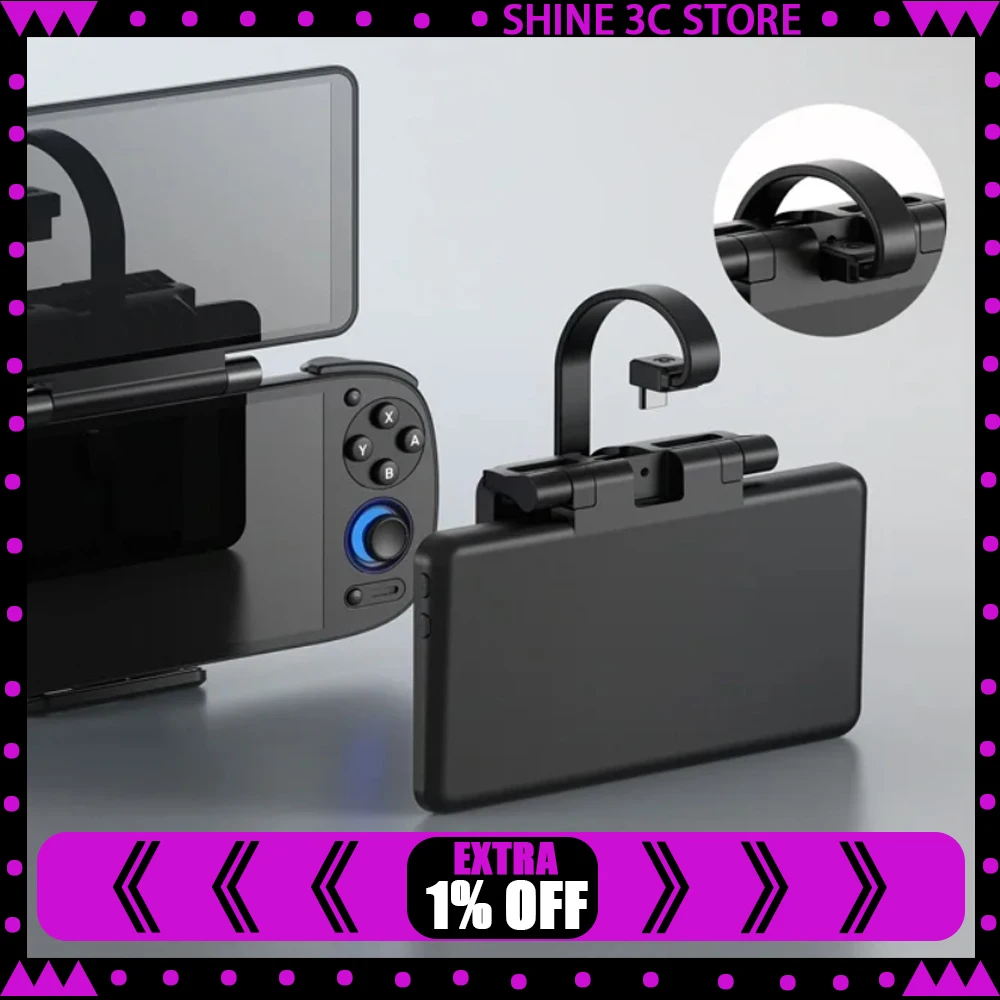 Retroid Pocket RP Dual Screen 5.5Inch AMOLED Touch Screen Back Clip Design Add-on Expand Screen For RP4Pro/RP Mini/RP MiniV2/RP5