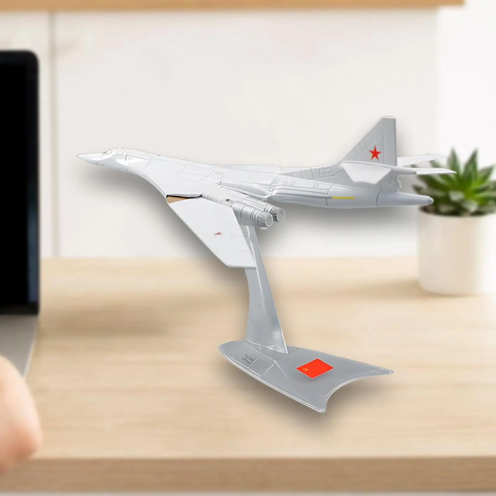 

1/200 Diecast Alloy Aircraft Russian TU-160 Fighter Model Toy for Room Decoration