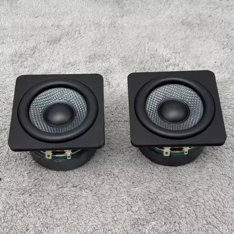 SOTAMIA 2PCS 2.75 Inch Subwoofer 4 Ohm 25W Fiber Braided Basin Waterproof High Value Subwoofer Speaker Bluetooth Sound Boxes