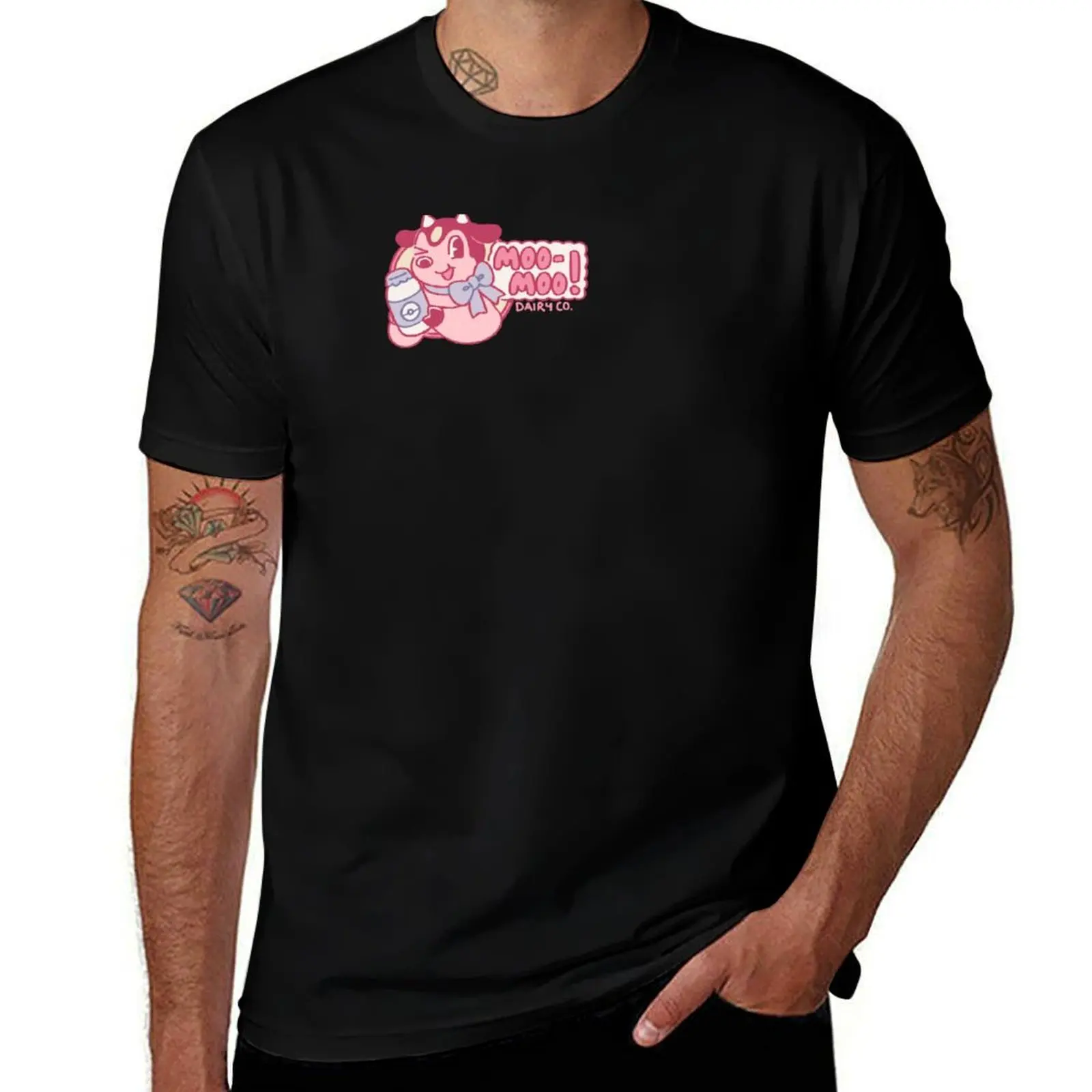 

moomoo (full color) T-Shirt Casual Trendy Short Sleeve T-Shirt