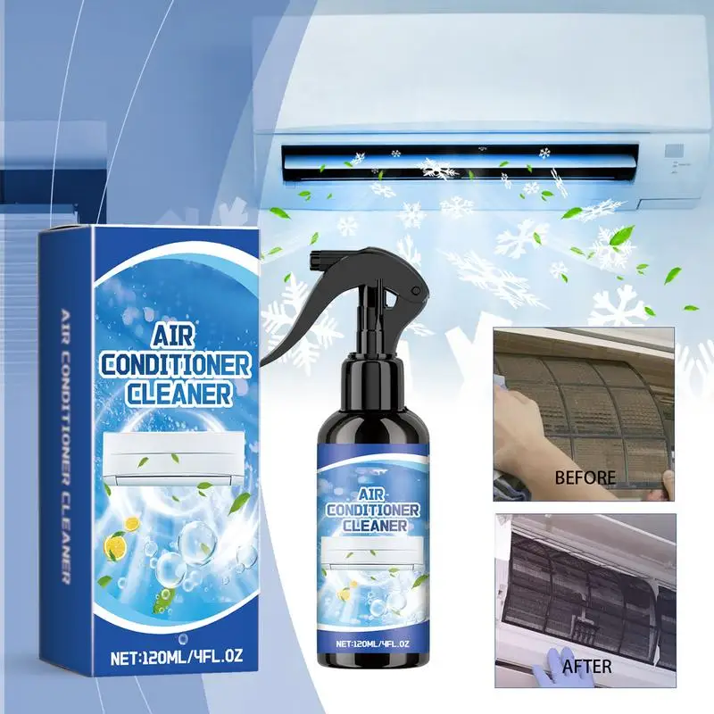 Air Conditioner Cleaner Coil Cleaner For Ac Unit 120ml Air Conditioner Foaming Cleaner Coil Cleaner For Ac Unit