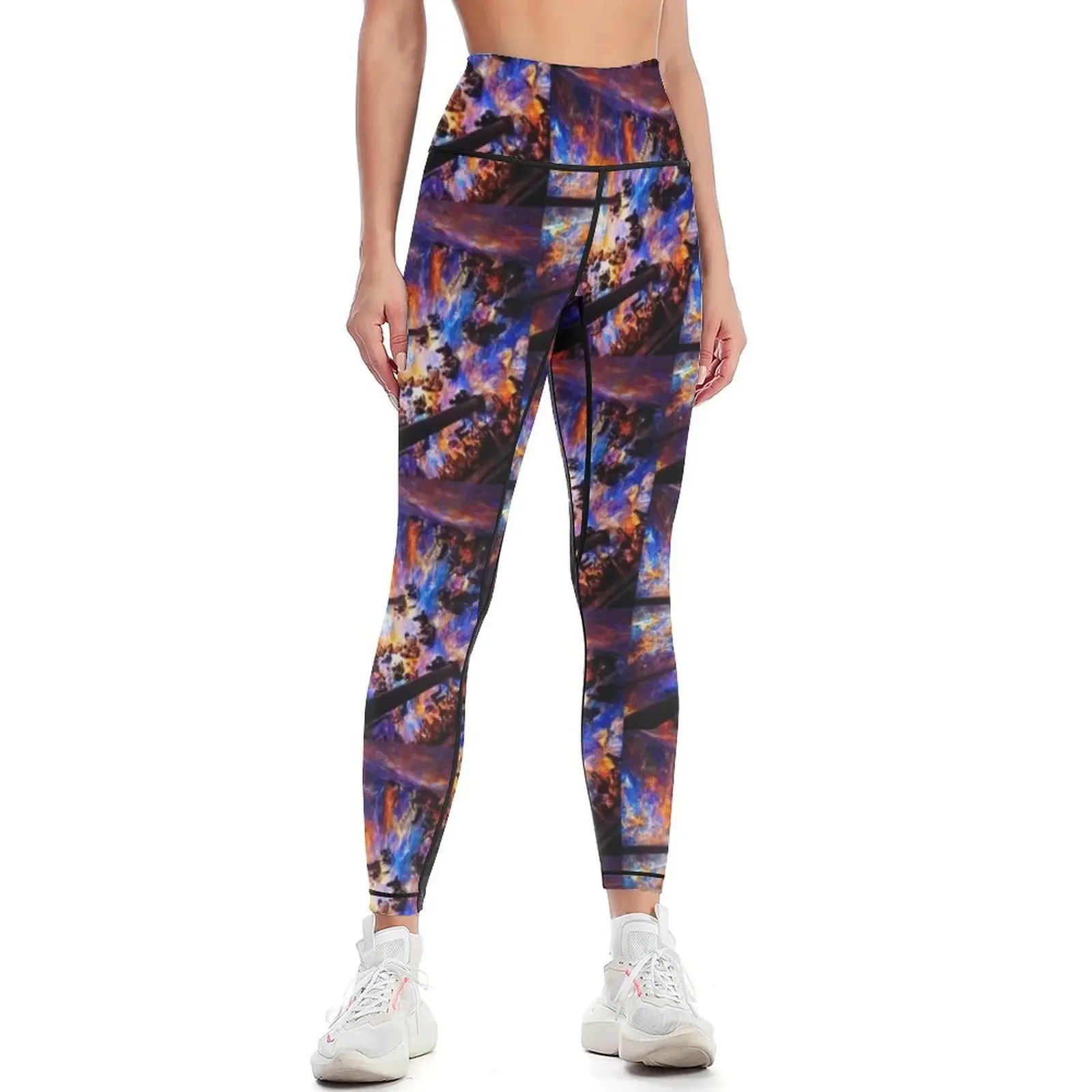 

Dot’s trippy scene Leggings sporty woman gym Legging sport Womens Leggings