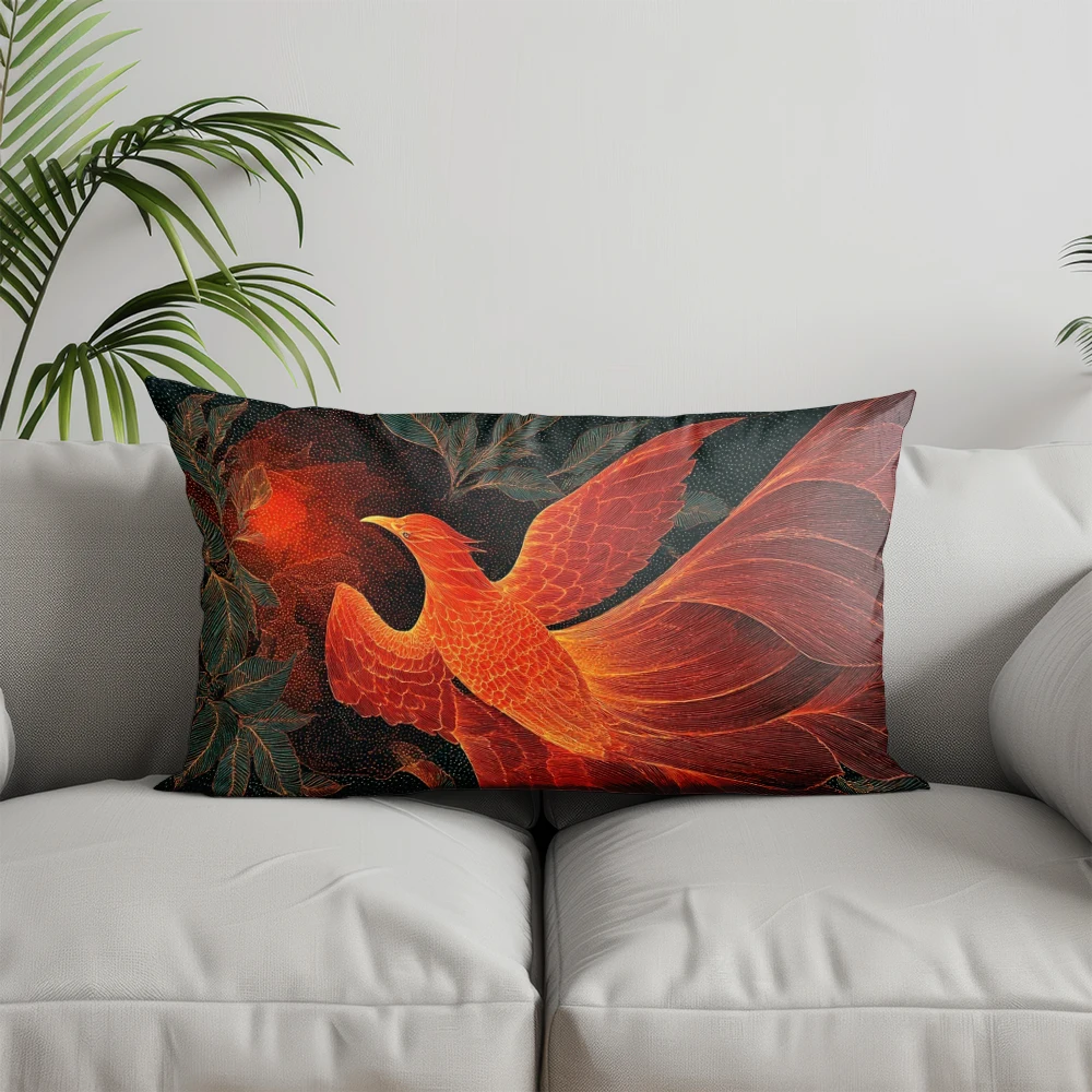 Home Decor Colorful Abstract Geometric Pillow Suitable For Sofa Bedroom Car Pillow Cover Cushion Rectangular Back Cushion view 4