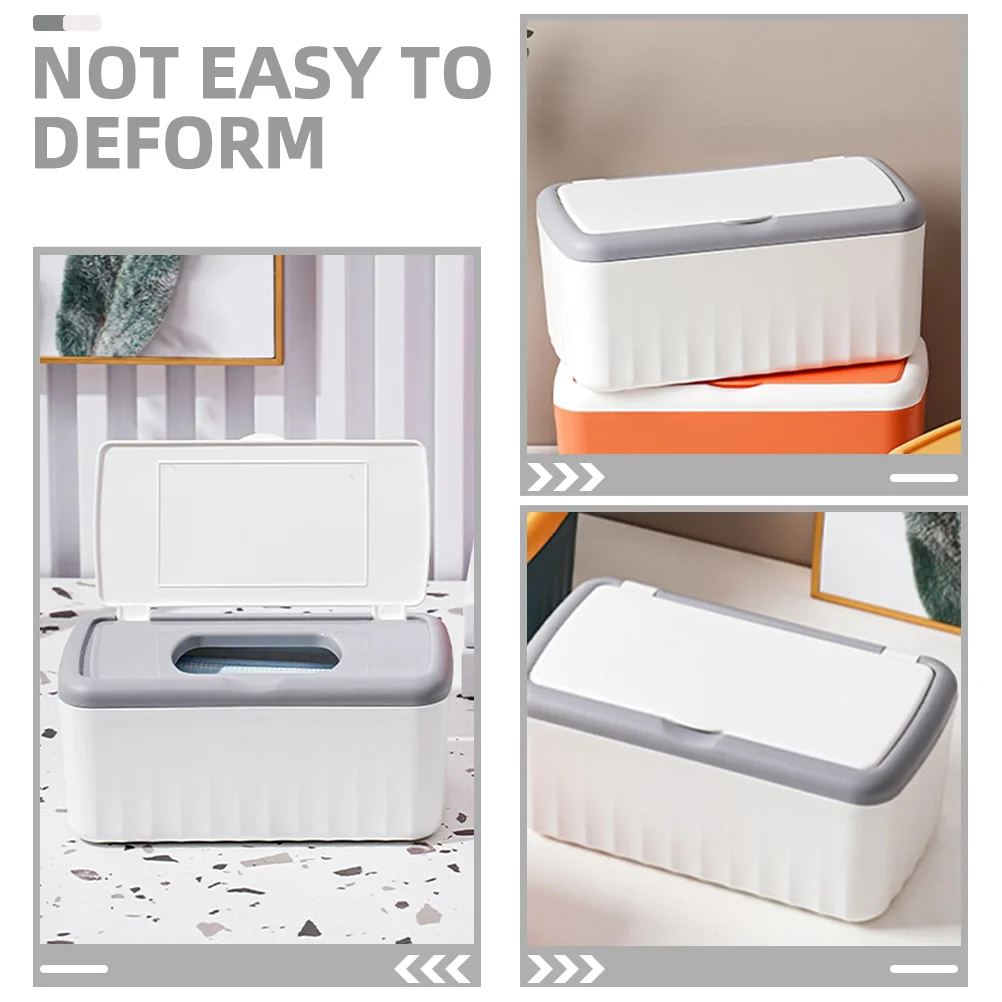 Wet Tissue Box Wipe Holder Travel Wipes Case Flushable Dispenser Pp Boxes of for Diaper Bag