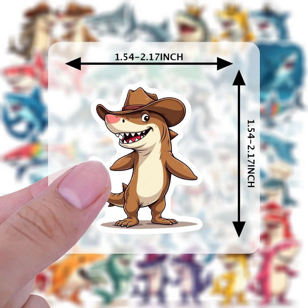 50pcs Decals Playful Animal Stickers Teacher Reward Stickers Stationery Stickers For Laptop Car Sticker