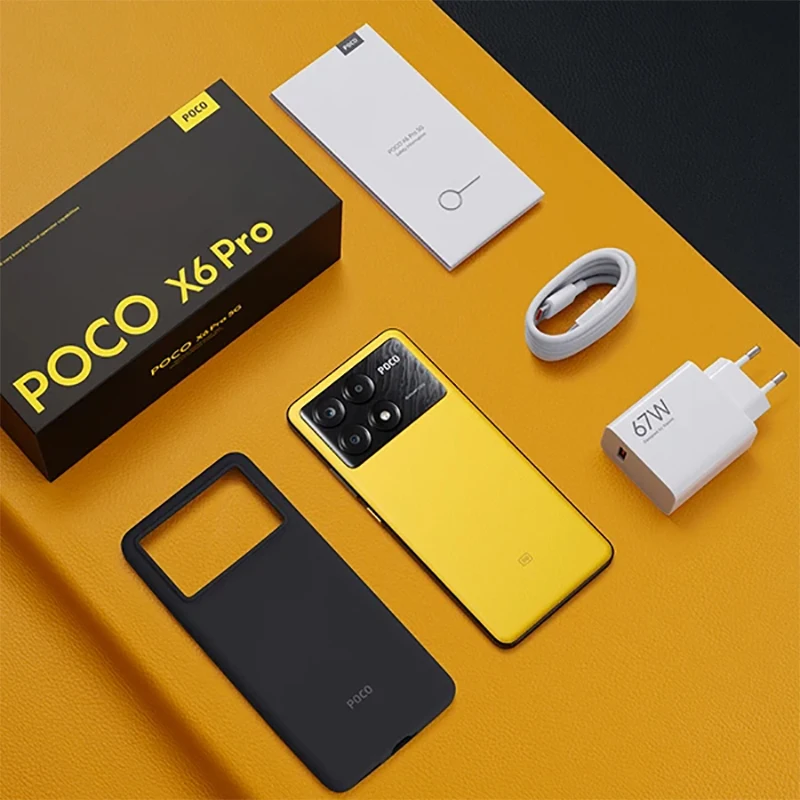 Xiaomi POCO X6 Pro 5G 8GB/256GB 12GB/512GB NFC EU Charger Global Version-mobile phone