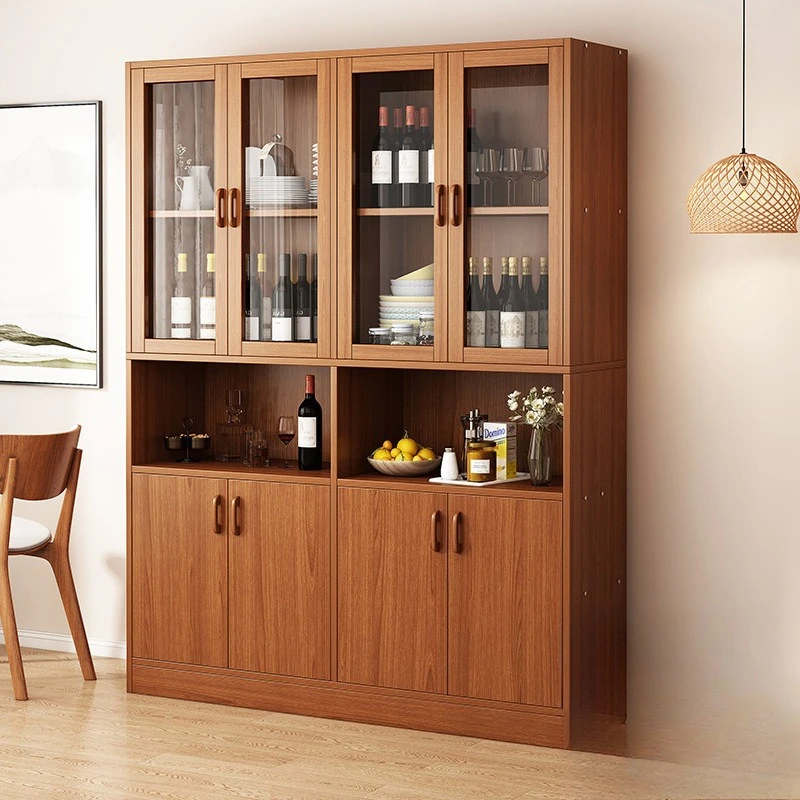 Dining side cabinet wine cabinet integrated wall floor to wall simple household living room high