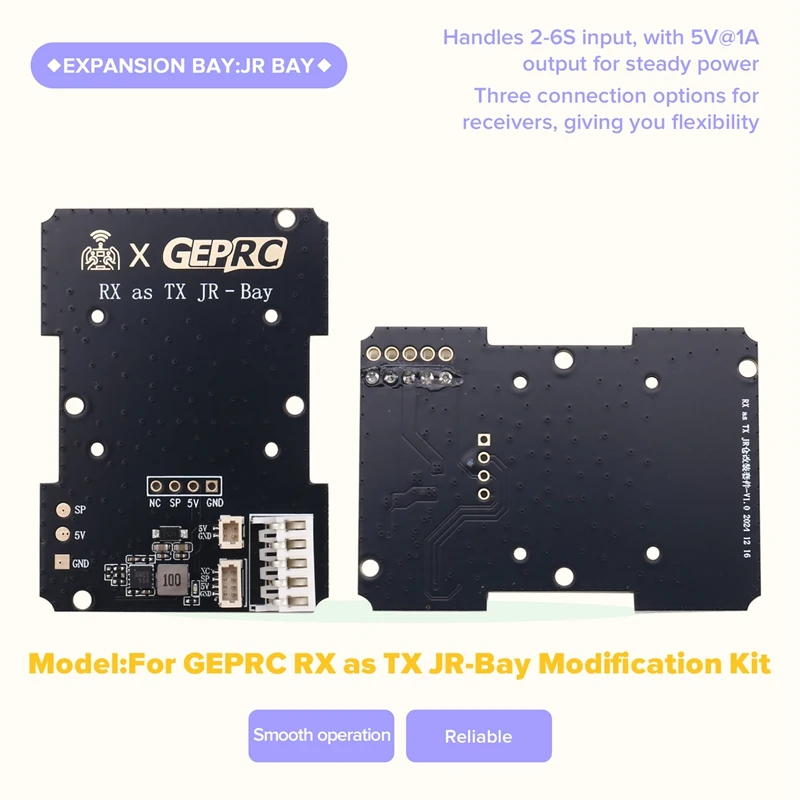 RX As TX JR-Bay Modification Kit Receiver Paired 915M/2.4G Dual Mode for FPV Long Range Drone RC Airplane DIY Part-ABAM view 2