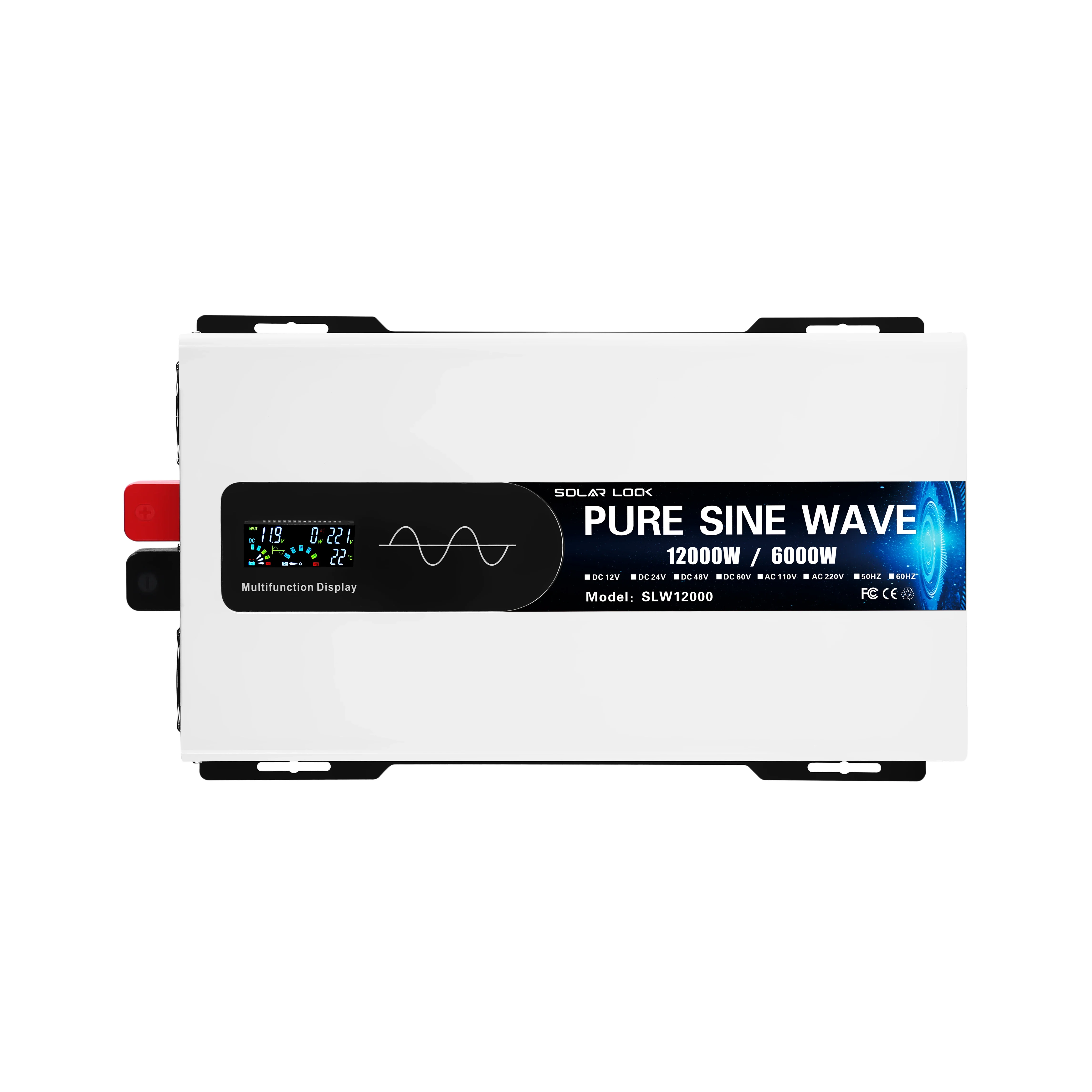 Wholesale 6000W 8000W 12000W Pure Sine Wave Inverter Car Inverter Power Inverter DC12V To AC 220V Socket Converter for Car Home