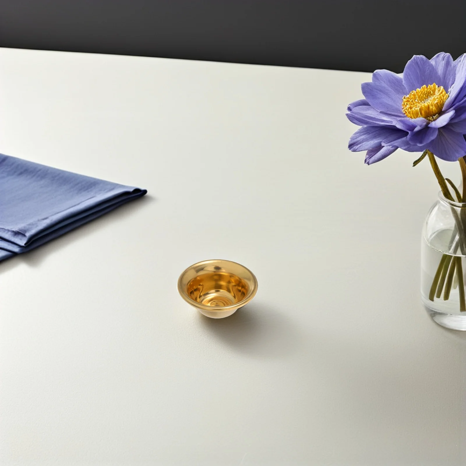 

7pcs Meditation Incense Bowl Brass Offering Cup For Container Religious Accessories Decorative Buddhism Art Craft